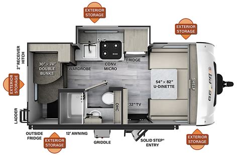 Best Bunkhouse Travel Trailers Under 30 Feet - Couch Potato Camping