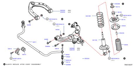 Nissan Sentra Shock Absorber Kit Front Rear SUSPENSION Steering