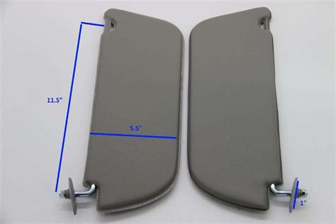 Opel Corsa Sun Visors Gray Legion Part Store