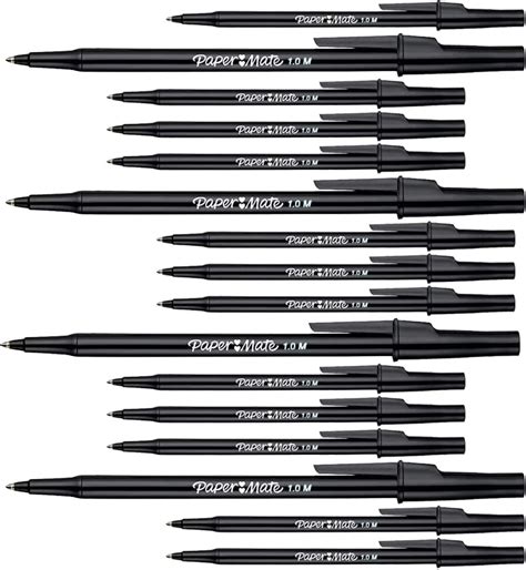 16 X PaperMate Write Bros Classic Ballpoint Stick Pen Medium Point 1 0