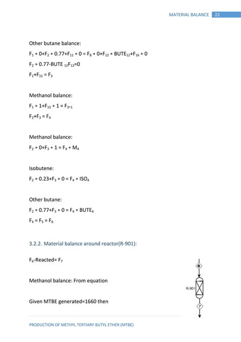 Production Of Methyl Tertiary Butyl Ether Mtbe Pdf