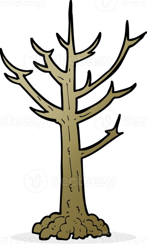 árbol desnudo de dibujos animados 41144160 PNG