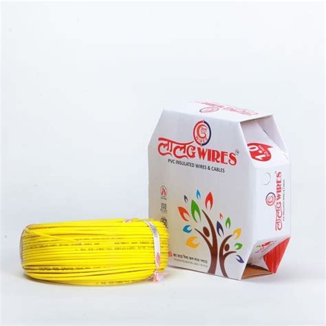 1 0sqmm Yellow PVC Insulated Flexible Wire 45m 1 Sqmm At Rs 650 Roll