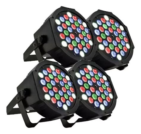 Kit X Canh O De Luz Led Par Rgb Leds Dmx Digital Parcelamento