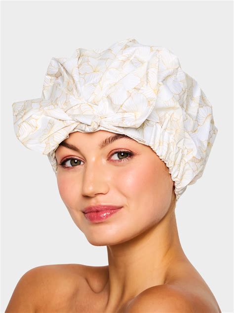 Golden Bloom Shower Cap Betty Dain Creations