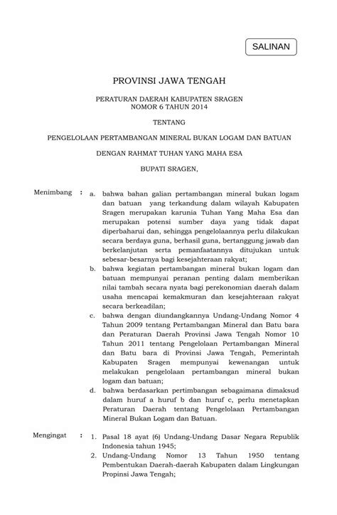 Pdf Salinan Provinsi Jawa Tengah Semarang Bpk Go Idsemarang Bpk Go