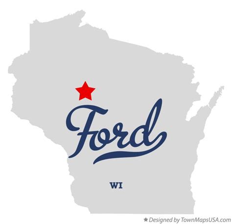 Map of Ford, WI, Wisconsin