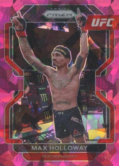 Max Holloway 2022 Prizm UFC 188 Pink Ice RAW Price Guide Sports Card