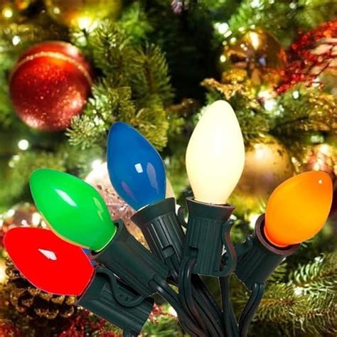 Aiyomt C Multicolor Christmas Lights Ft Vintage Christmas String