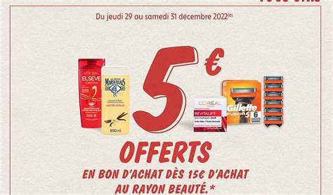 Promo Rayon Beauté chez Intermarché iCatalogue fr