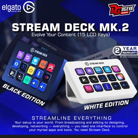 Jual Elgato Stream Deck Mk2 15 Lcd Keys Live Controller Garansi