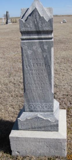 Elizabeth Packer 1822 1892 Find A Grave Gedenkplek