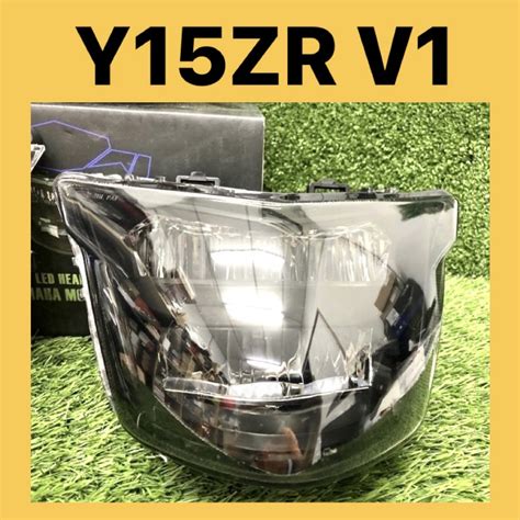 ZHIPAT Y15 V1 V2 LED Head Lamp TINTED YSUKU Y15zr V1 Headlamp Lampu