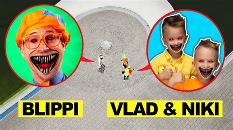 Drone Catches Blippi Dancing With Vlad And In Real Life Youtube