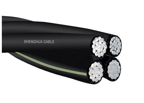 Core Xlpe Insulated Aerial Bundled Cable For Overhead Distribution Lines