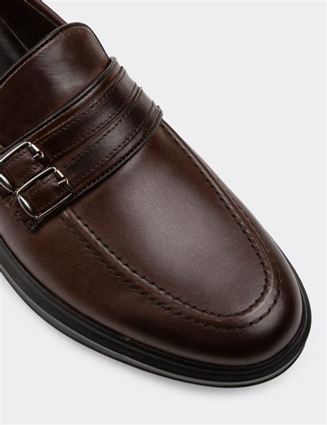 Brown Leather Loafers - Deery