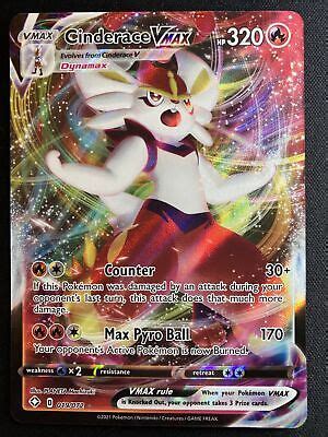 Pokemon Shining Fates 2021 Cinderace VMAX 019 072 Holo Rare NM EBay