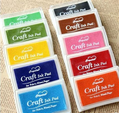 Craft Ink Pad for Fabric Wood Paper Ink Pad Stamp Ink | Etsy