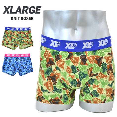 XLARGE エクストララージ ボクサーパンツ アンダーウェア ロゴカモ UNDERWEAR 下着 インナー ショーツ メンズ M XL