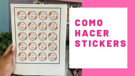 Cómo hacer stickers con Cricut maker YouTube