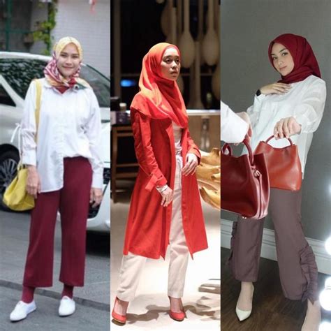 Inspirasi Ootd Hijab Merah Putih Rayakan 17 Agustus Kemerdekaan