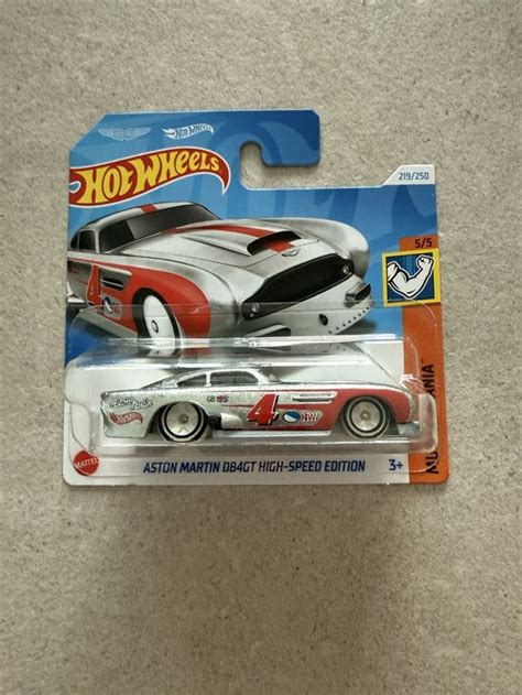 Hot Wheels Aston Martin DB4GT Édition High tech speed Neu und originalverpackt in Yvorne für