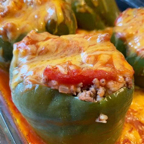 Stuffed Green Peppers Recipe