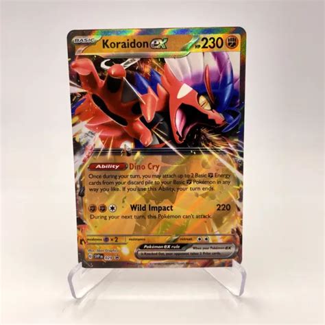 KORAIDON EX SVP029 Rare Full Art Scarlet Violet Promo Cards Pokemon