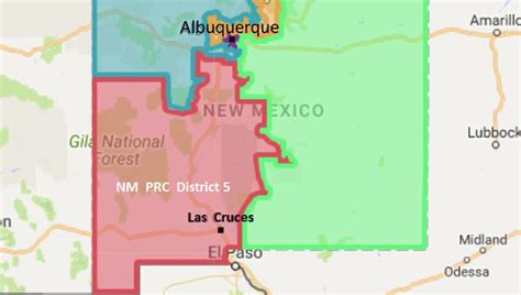 New Mexico State Police District Map