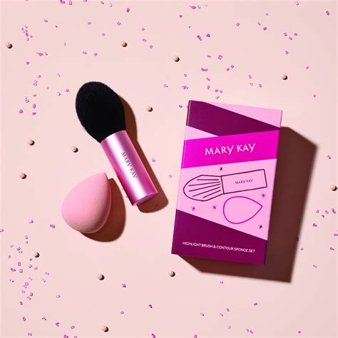 Limited Edition Highlight Brush And Contour Sponge Set Mary Kay