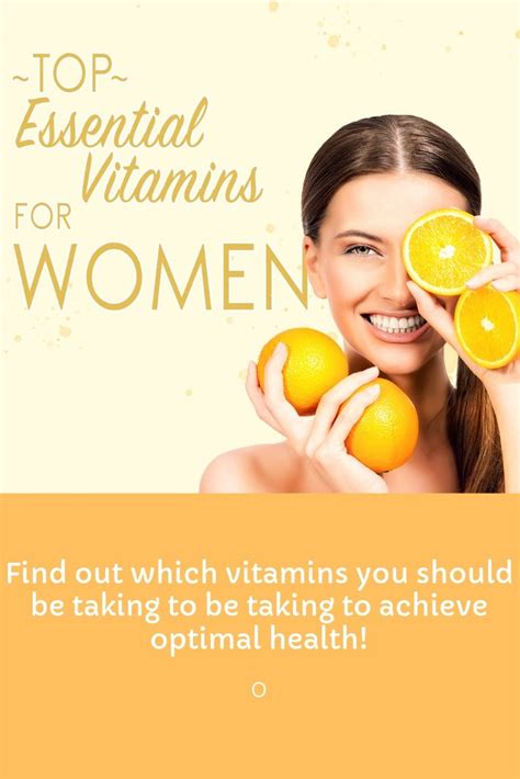 Top Essential Vitamins For Women | Vitamins for women, Vitamins, Health