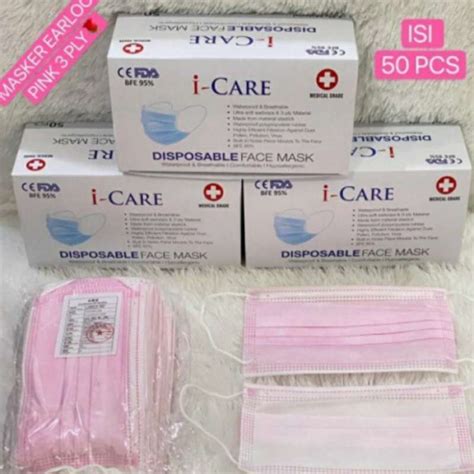 jual icare  ply pink isi  pcs  seller alfa sentra abadi blibli