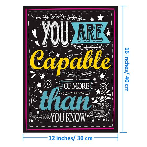 Buy Blulu Motivational Posters for Classroom, Inspirational Quotes Posters for Students Teachers ...