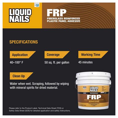 Liquid Nails FRP Panel Adhesive - Hardwares online store