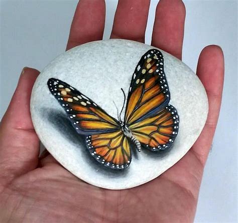 55 Cute Diy Painted Rocks Animals Butterfly Ideas Painted Rock