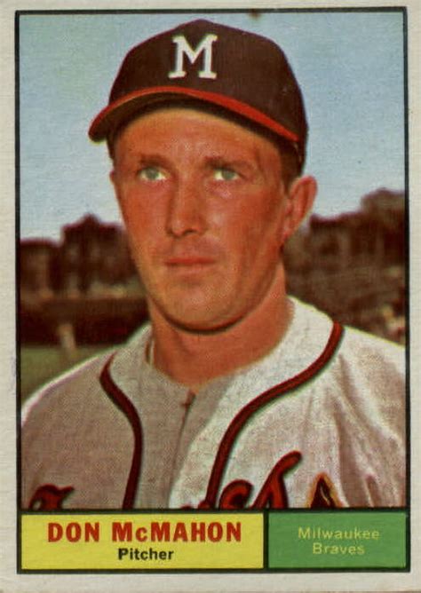 Milwaukee Braves 1961 Topps Baseball Cards