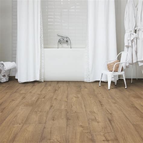 Quick Step Vinyl Waterproof Pulse Click Collection Picnic Oak Ochre Flooring 45mm Trendy