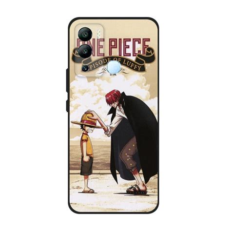 Infinix Hot I Hot Play Case One Piece Luffy Soft Black Tpu