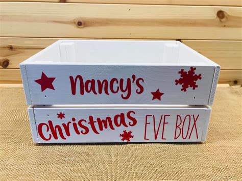 Personalised Christmas Eve Crate Christmas Eve Box Christmas Etsy