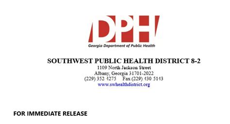 COVID testing site open in Miller County - Southwest Georgia Public ...