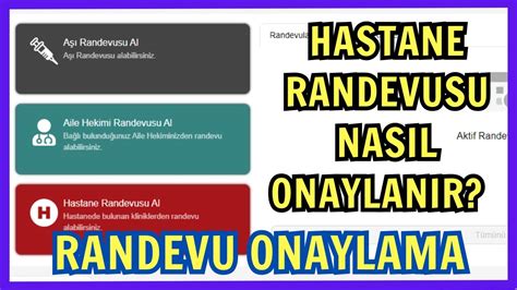 Hastane Randevusu Onaylama Nas L Yap L R Hastane Randevusu Nas L