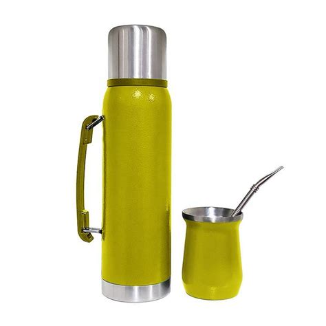 L Ml Yerba Mate Tea Set Vacuum Insulated Stainless Steel Flask