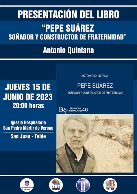 Presentación del libro Pepe Suárez soñador y constructor de