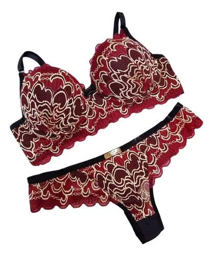 Conjuntos Lingerie Atacado Renda Luxo Calcinha Suti Bojo Parcelamento Sem Juros