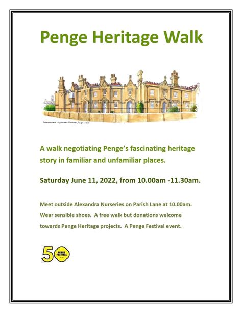 Penge Festival 2022 - Starts Saturday 11th June 2022