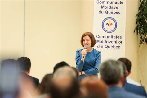 Președinta Maia Sandu la întâlnirea cu diaspora la Montréal Am văzut