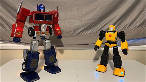 Robosen Optimus Prime Bumblebee Team Up YouTube