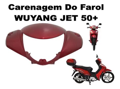 Carenagem Do Farol Shineray Wuyang Jet 50 Motor Wuyang Frete grátis