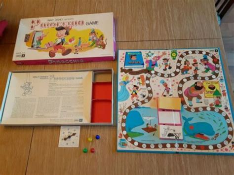 Walt Disney PINOCCHIO Board Game Parker Brothers 1971 Complete