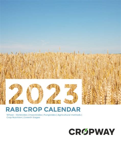 Rabi Crop Calendar - CROPWAY 2025